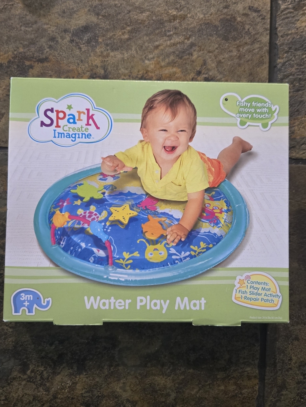 Blue Water Play Mat for Kids